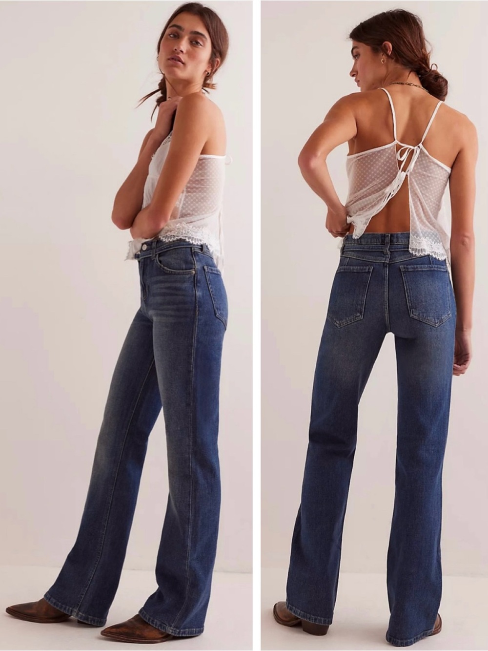 We The Free Sabine Slim A-Line Jeans Size 27 - Picture 2 of 16